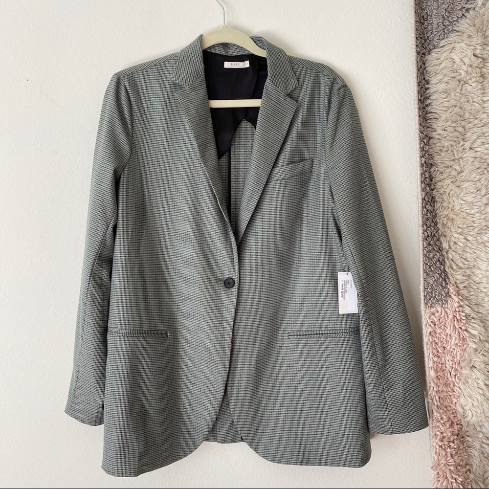 6397 Houndstooth Swing Blazer - Picture 2 of 8